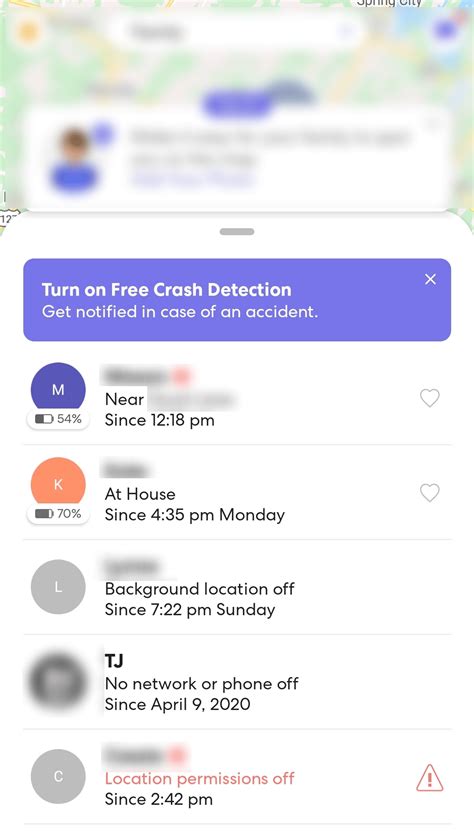 Life 360 says no network or phone off - To update your map, tap on the map. This does not mean tapping on the name of the person who you want to get the updated location of, but the general area of the map. Tap on the “refresh” icon and then the “recenter” icon. This will force the app to double refresh the map and shake off any lags. 2.